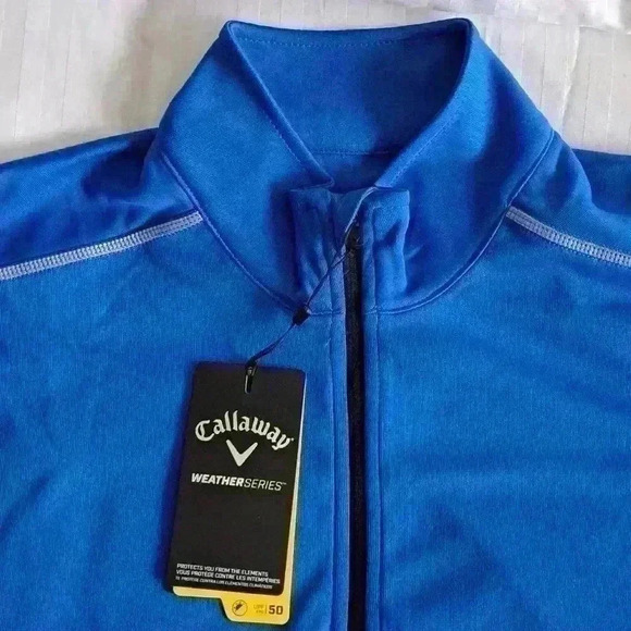 Callaway Golf 1/4 Zip Water Repellent Pullover - Size: M - Picture 5 of 9